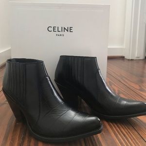 celine boots black